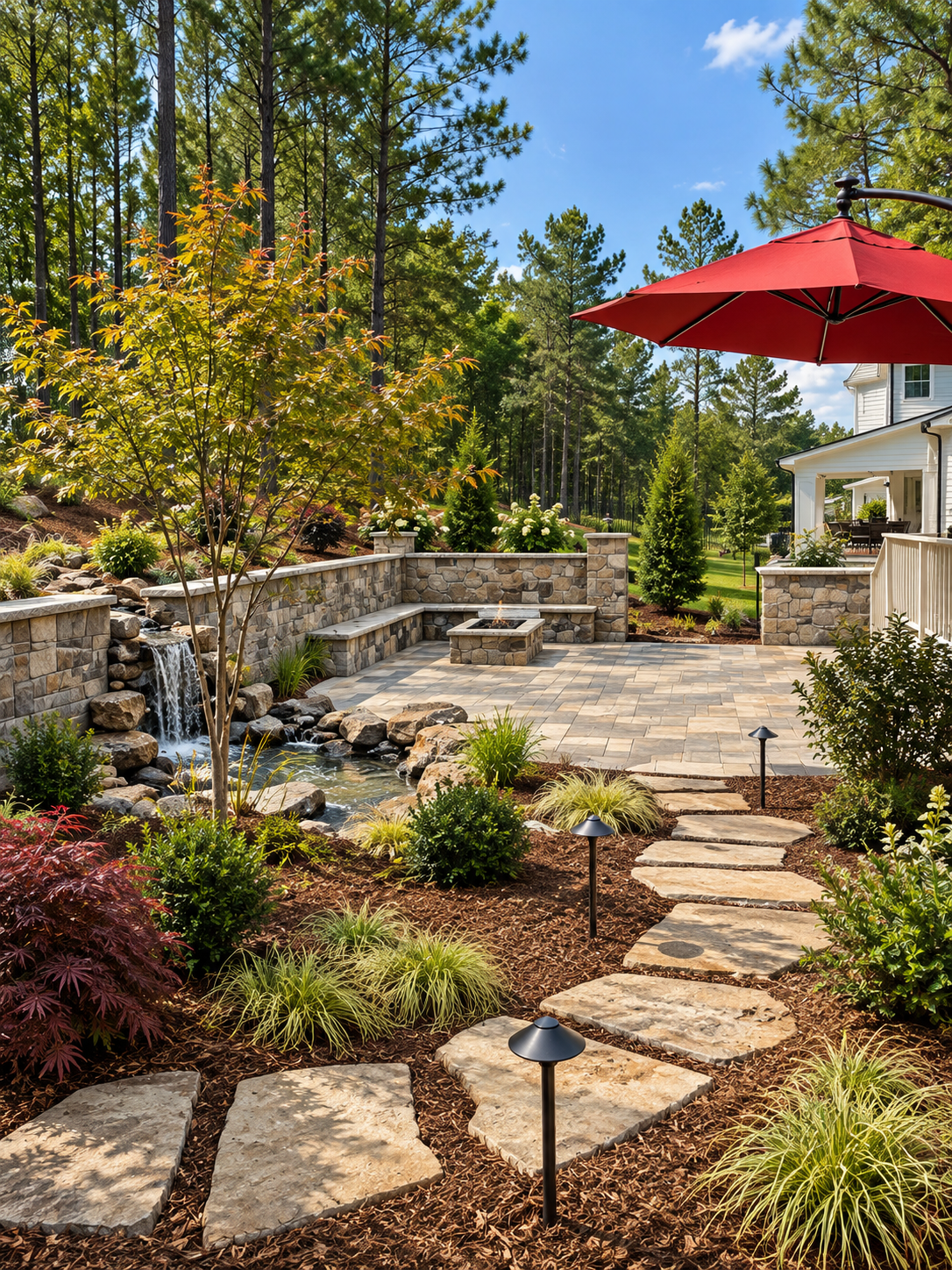 J&I Outdoor Living custom outdoor space project